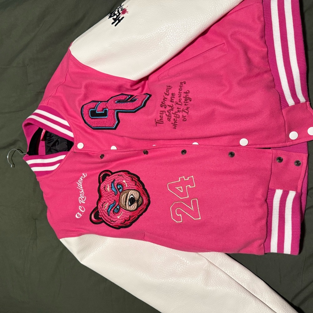 Nicki Minaj Gag City Oversized Varsity Jacket